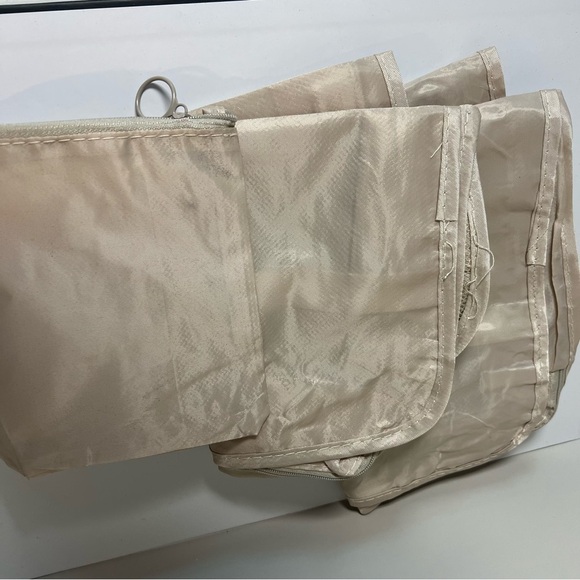 NEW Beige Set of 3 Travel Packing Cubes Organizer Set - Picture 2 of 11